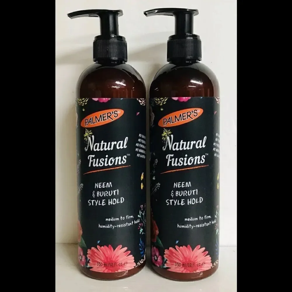 Palmer's Natural Fusions Neem & Buruti Style Hold 12fl Oz Bundle Of 2